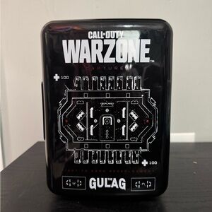 Call of Duty Warzone Black Metal Mini Fridge
